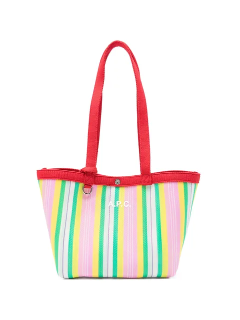 striped shoulder bag
