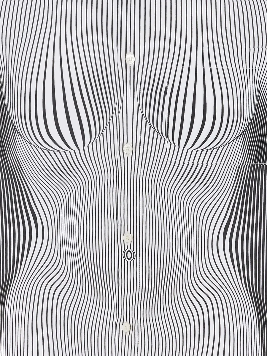 рубашка The Petit Grand Pinstripe Body Morphing 3