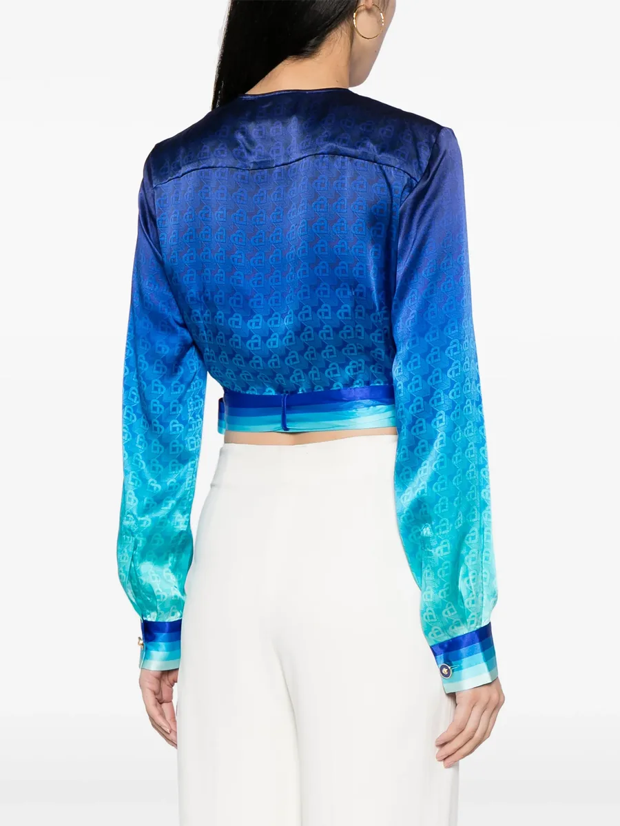 The Night View wrap blouse 7