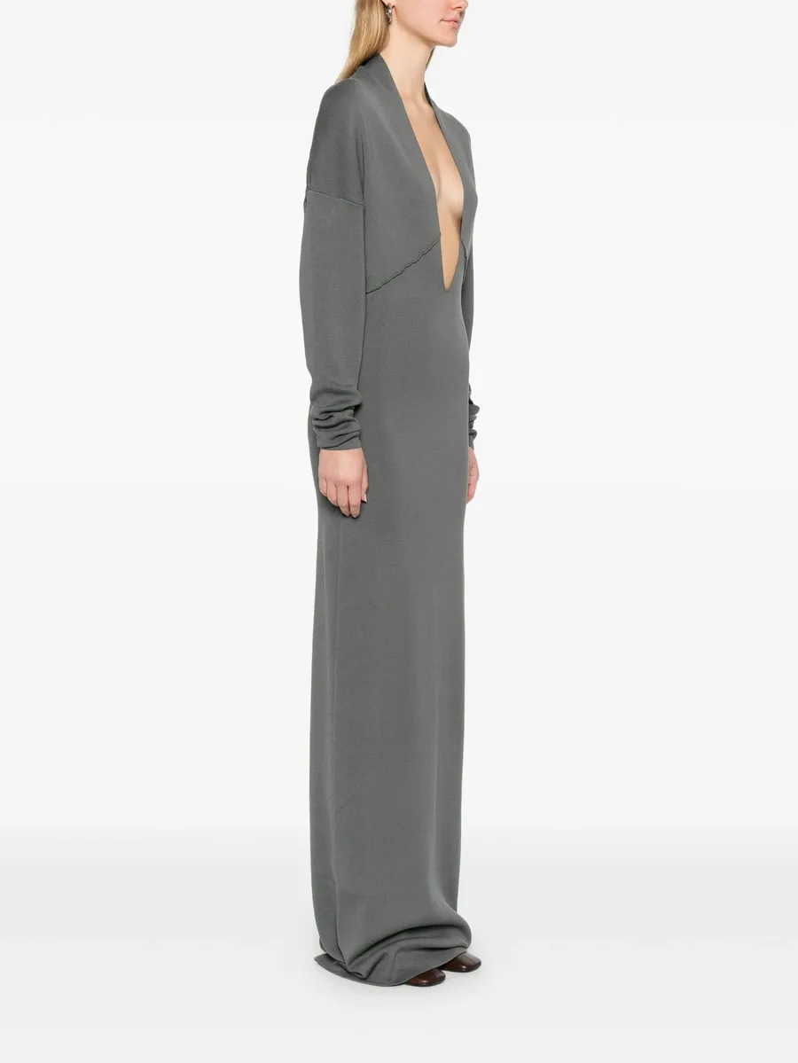 Rallel V-neck long-sleeve maxi dress 6