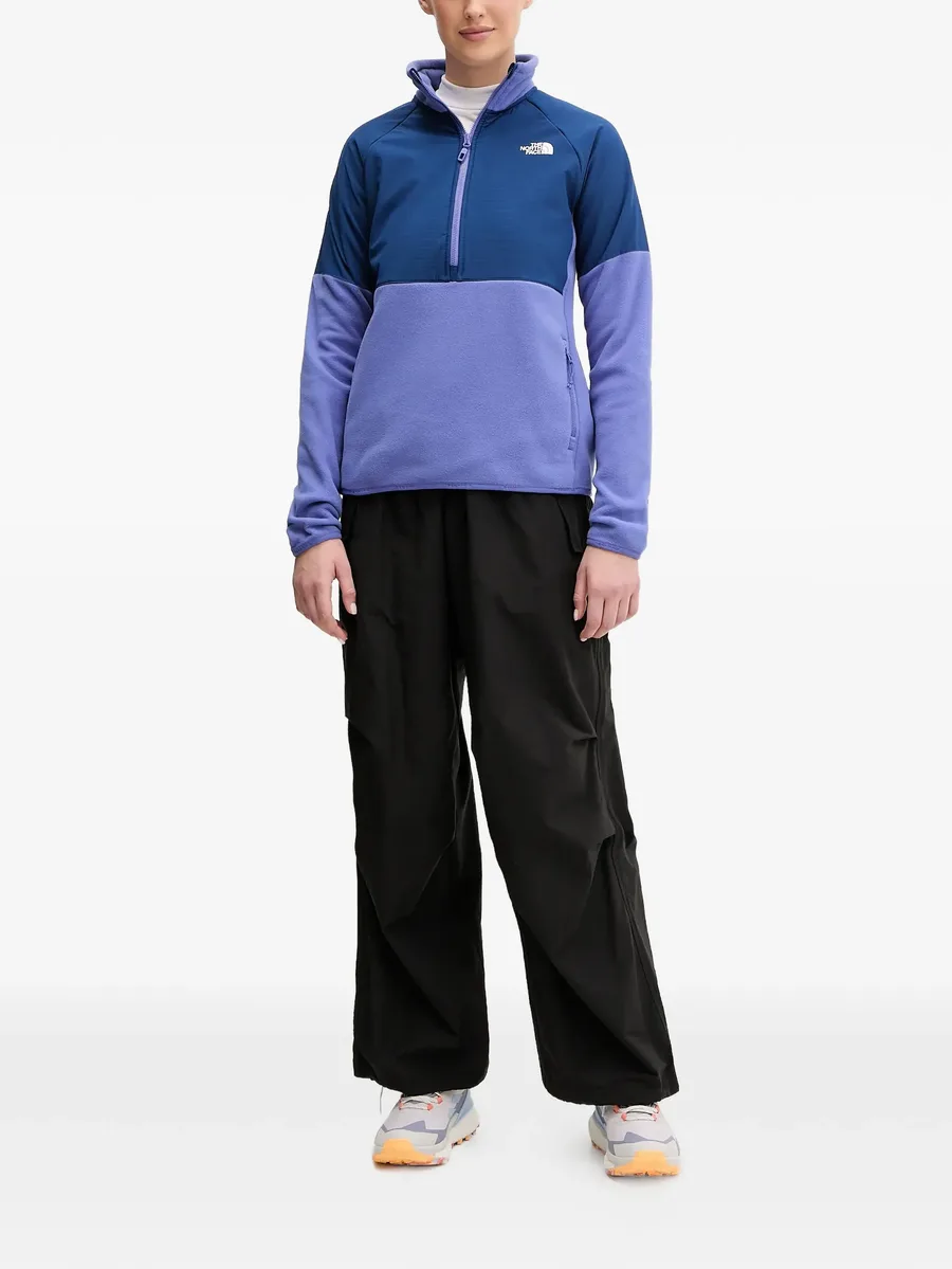 quarter-zip colour-block sweatshirt 4