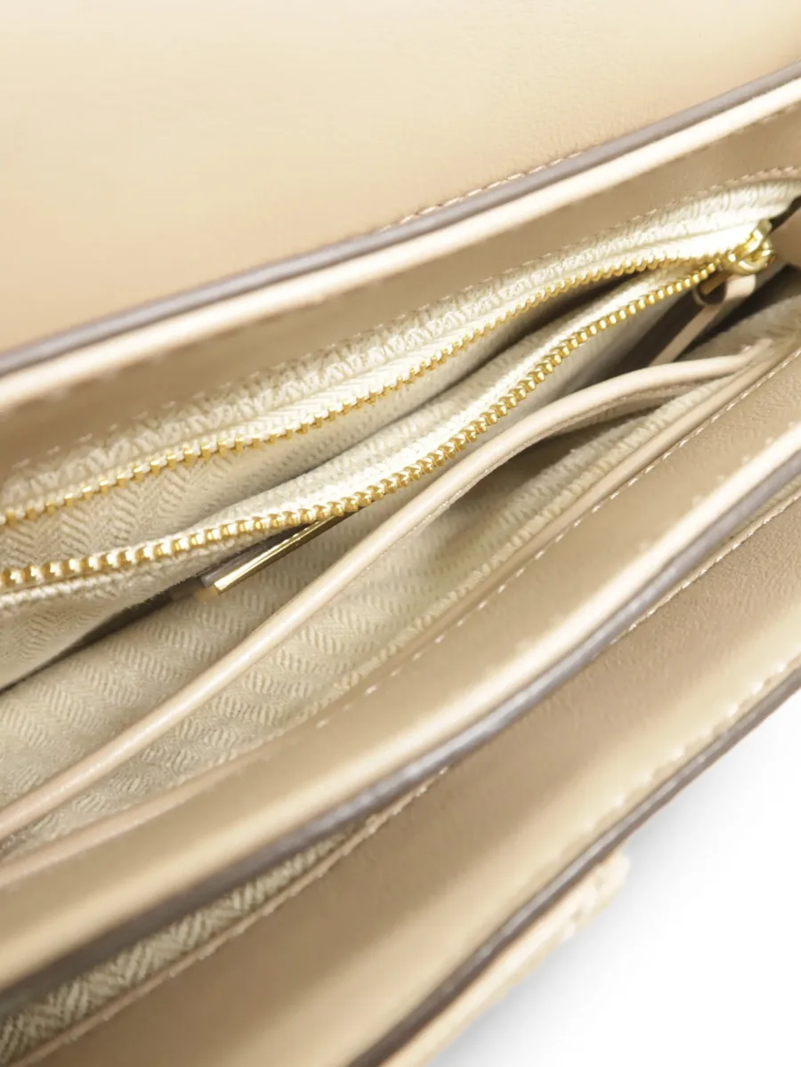 Kira Chevron leather shoulder bag 7