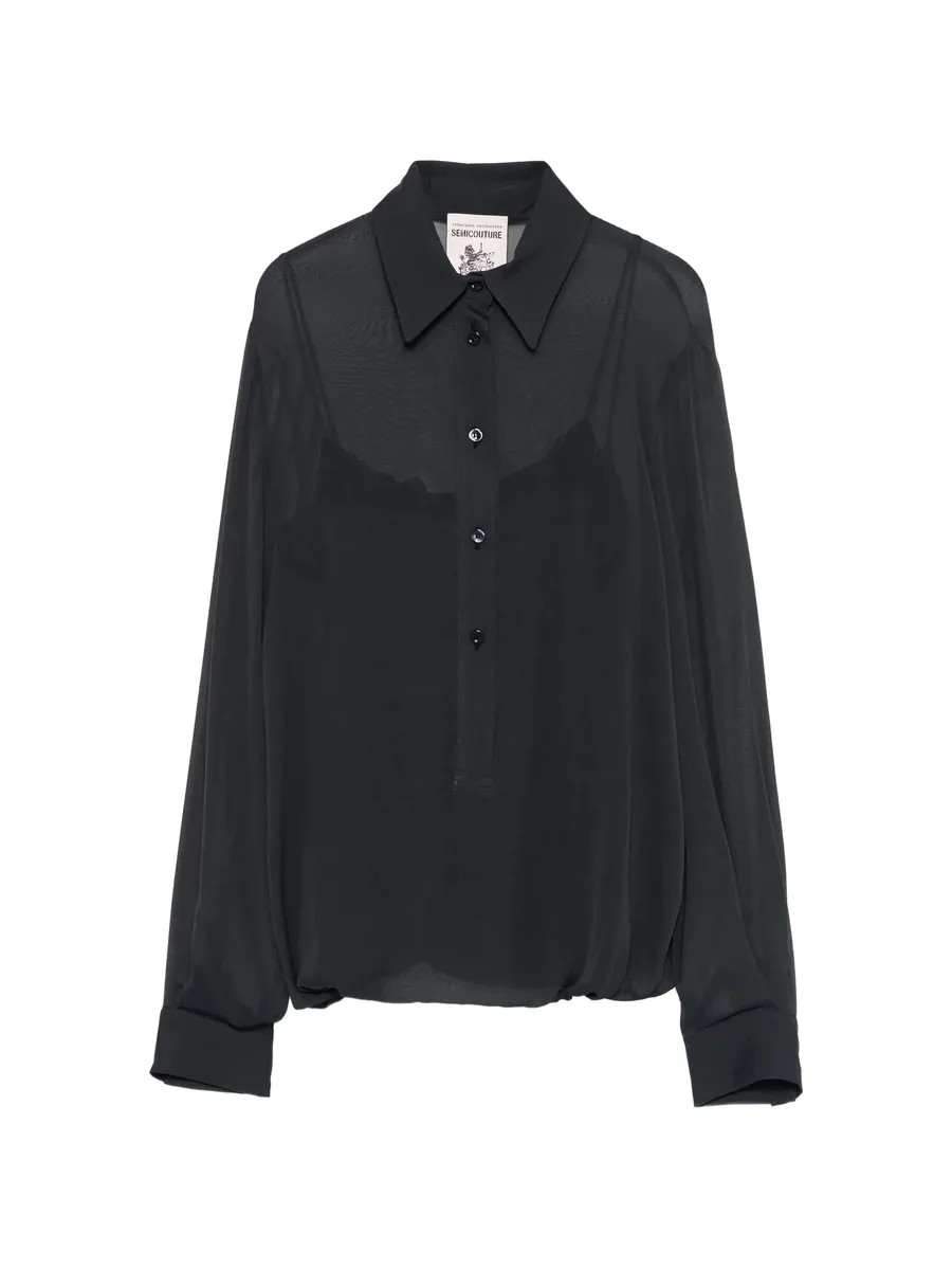 buttoned long-sleeve top 1