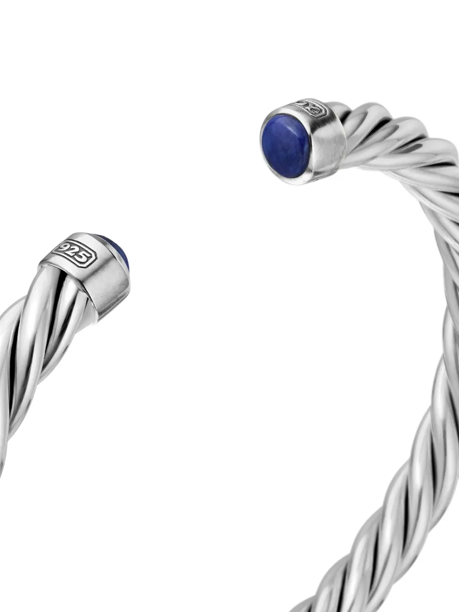 серебряный браслет Cable Cuff (6 мм) 12