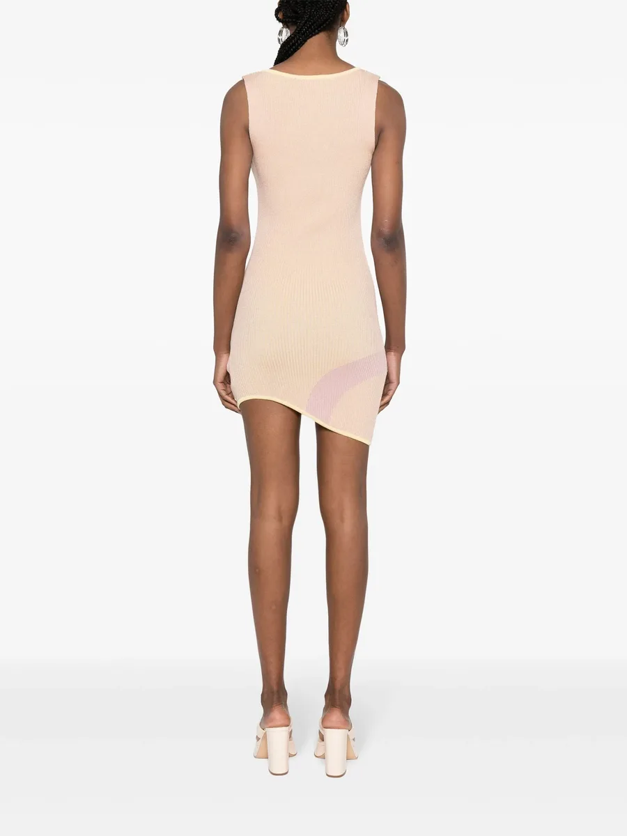 Comma asymmetric ribbed dress 7