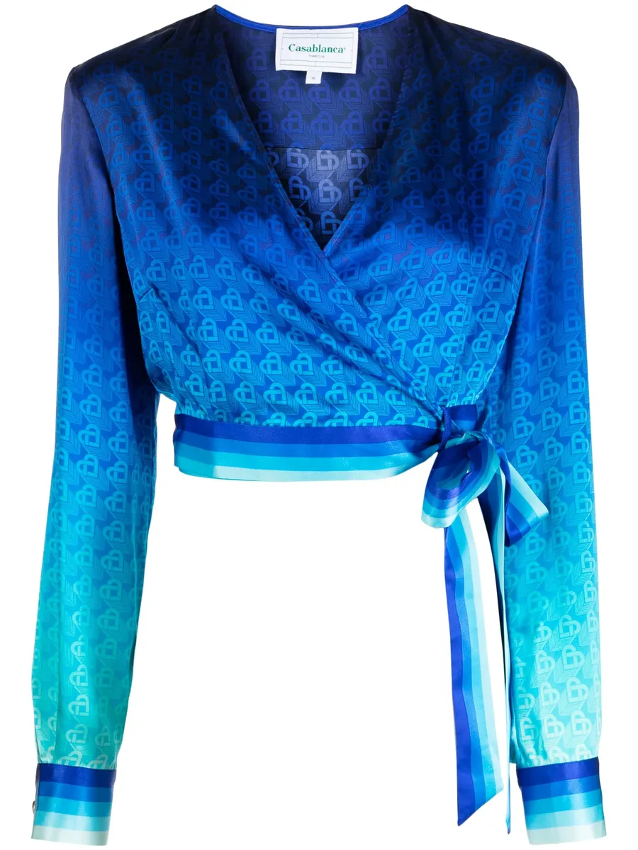 The Night View wrap blouse 1