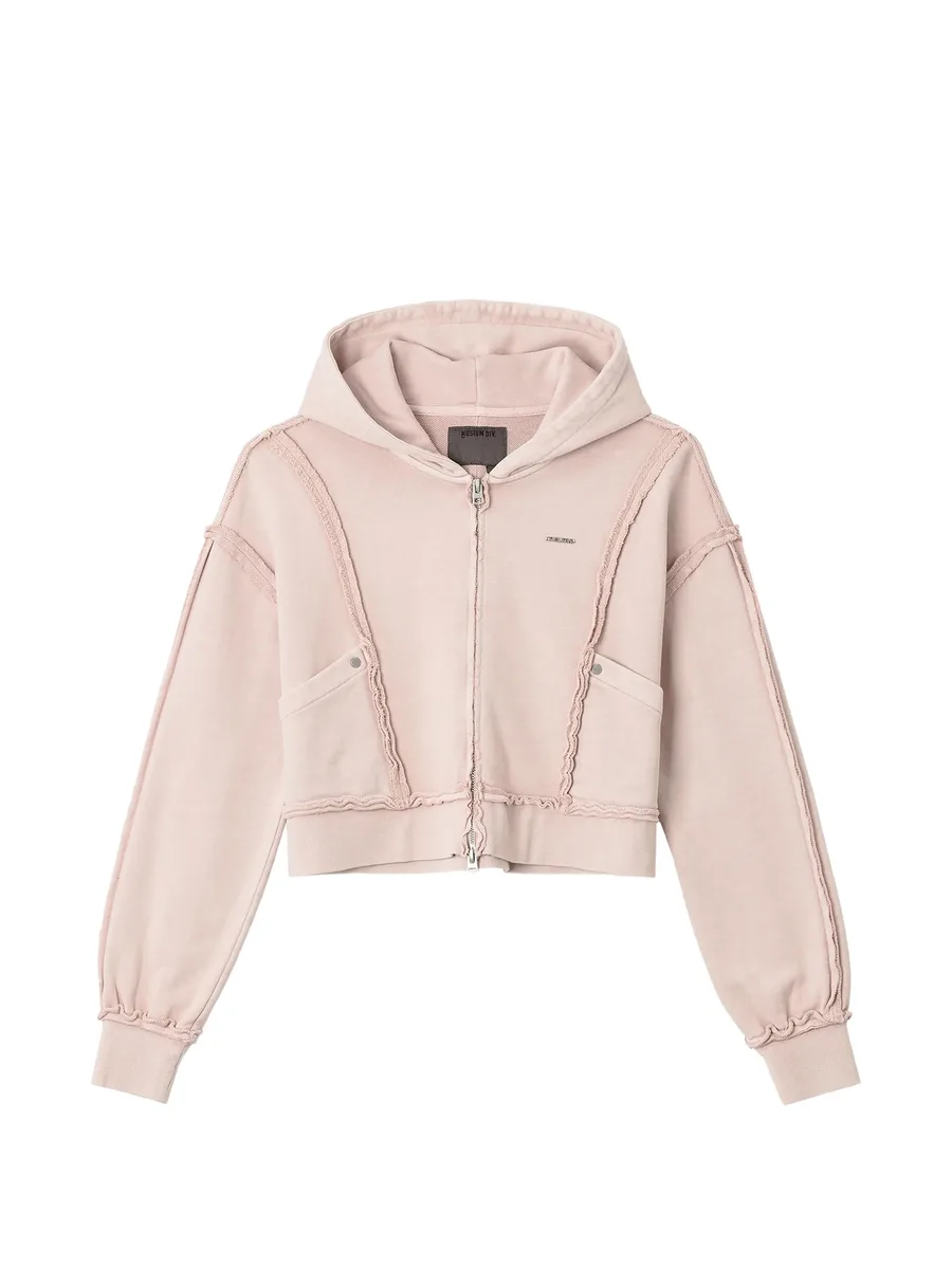 exposed-seam hoodie 1