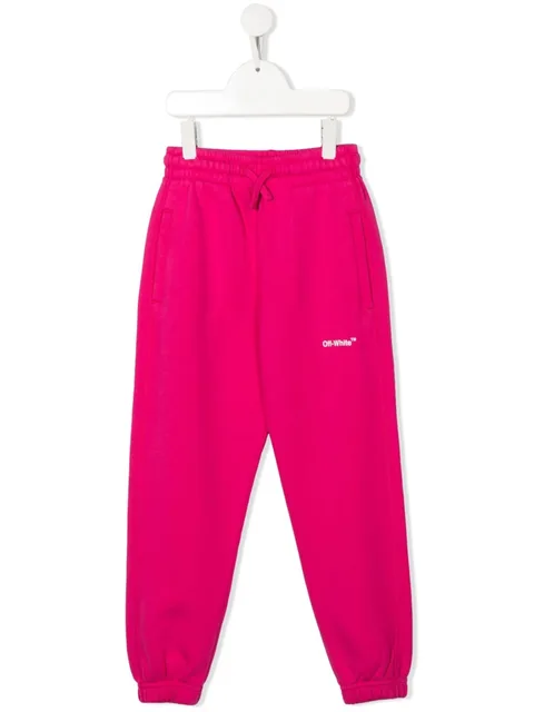 logo-print track pants