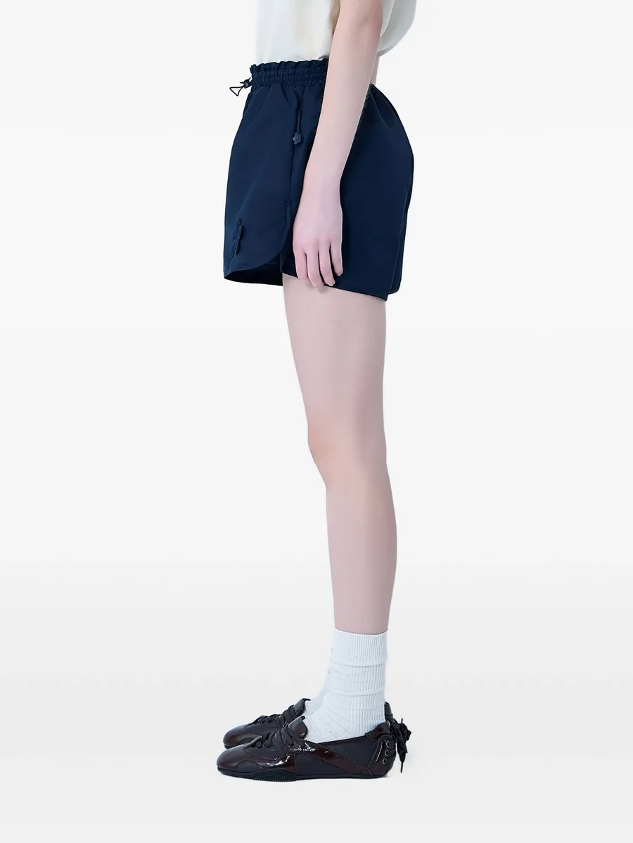 floral-embroidery shorts 3