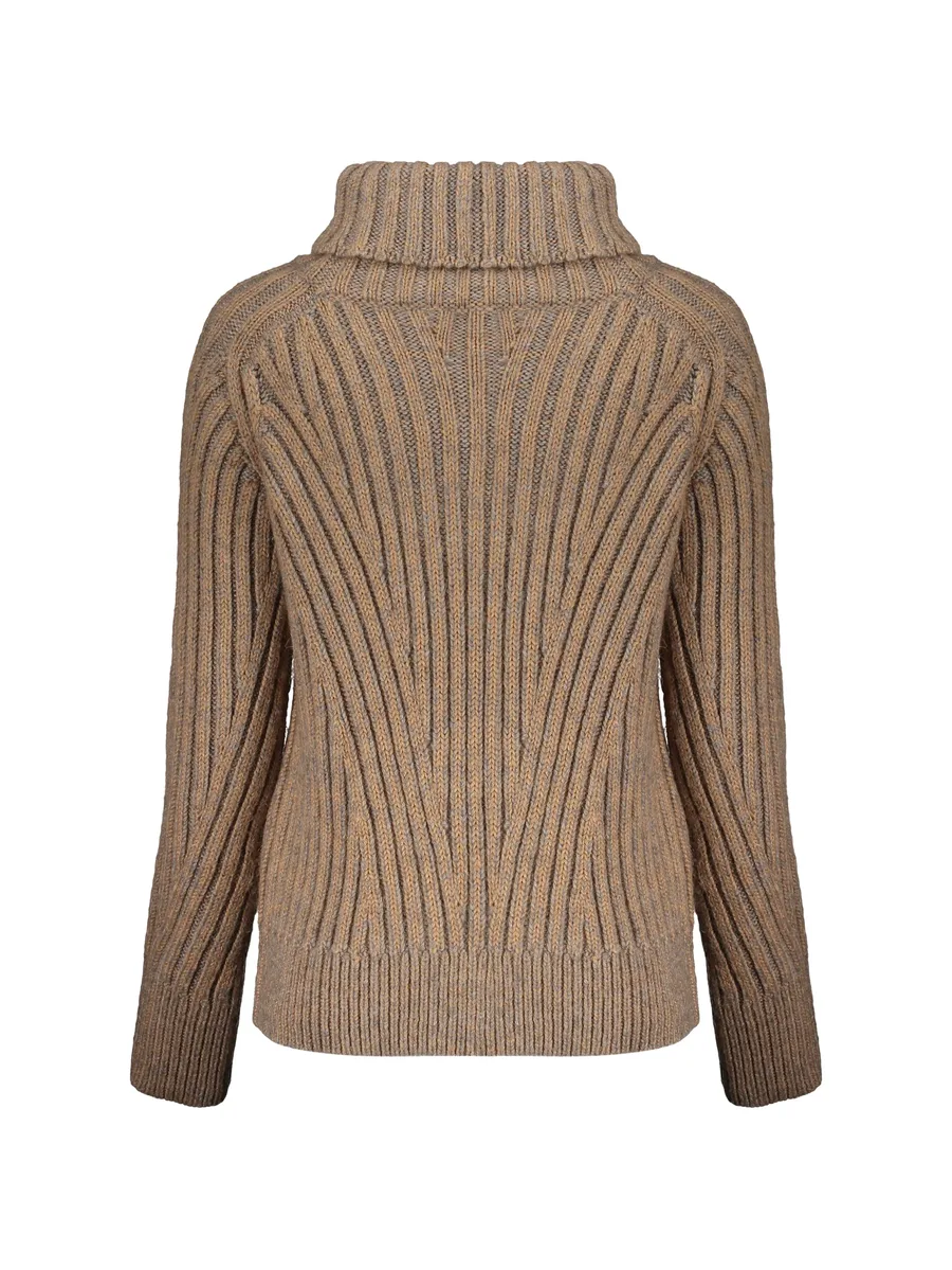 Misty ribbed roll-neck sweater 2