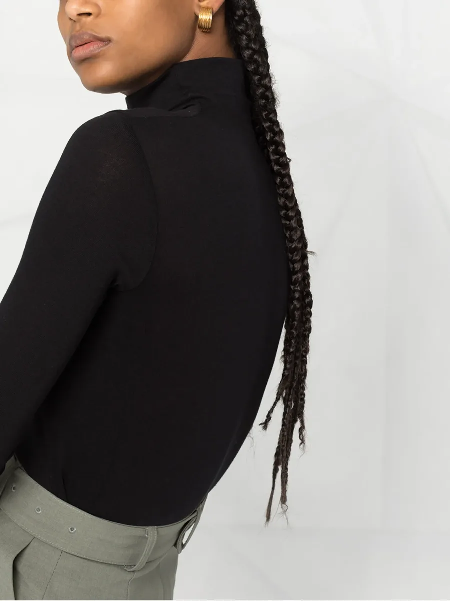 roll-neck cotton blouse 6