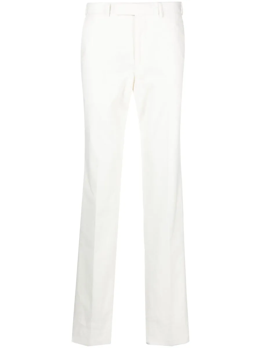 mid-rise straight-leg trousers 2