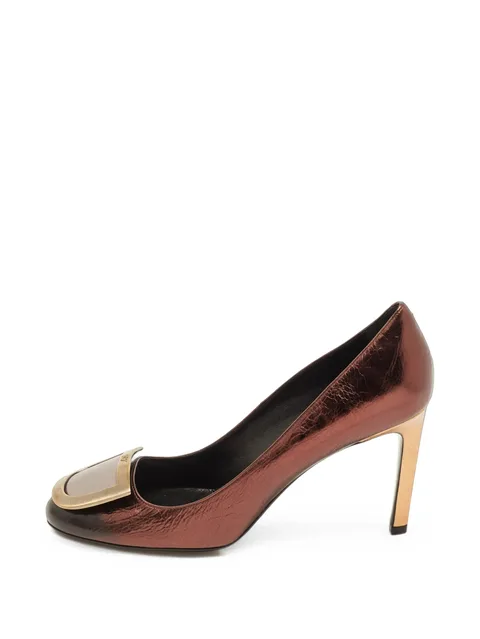 Belle Vivier leather pumps