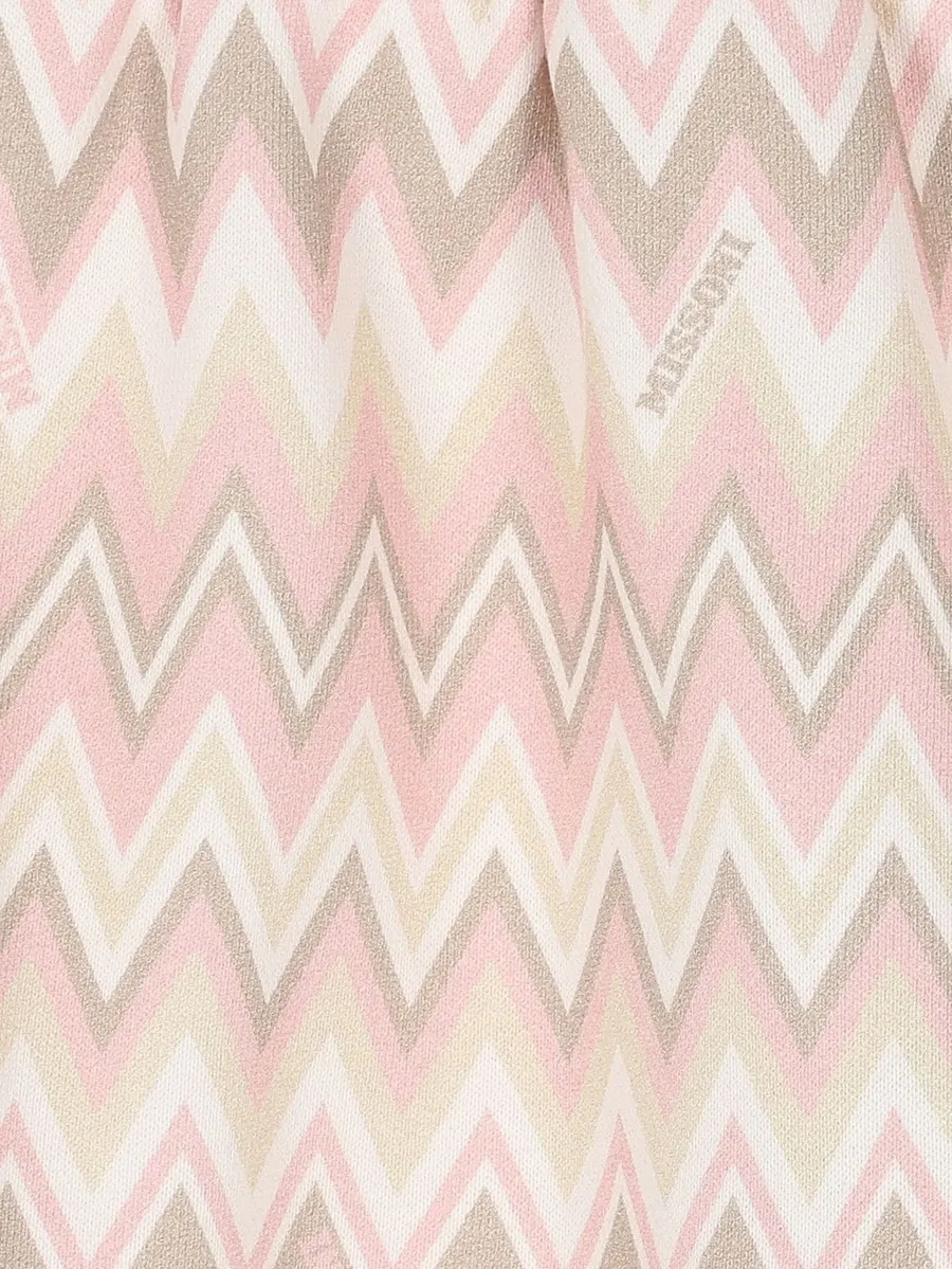 zigzag-print elasticated-waist skirt 3