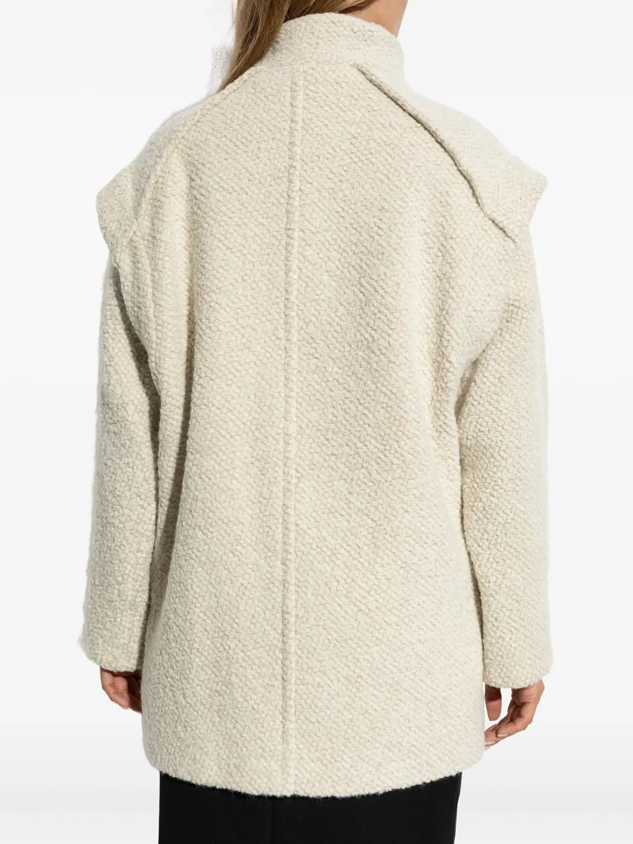 asymmetric-closure wool-blend oversized coat 7