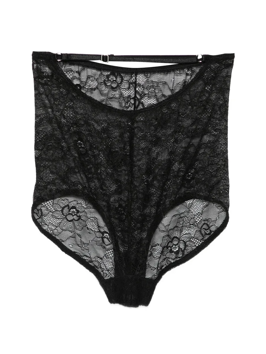 x Lia Aram floral-lace shorts 3