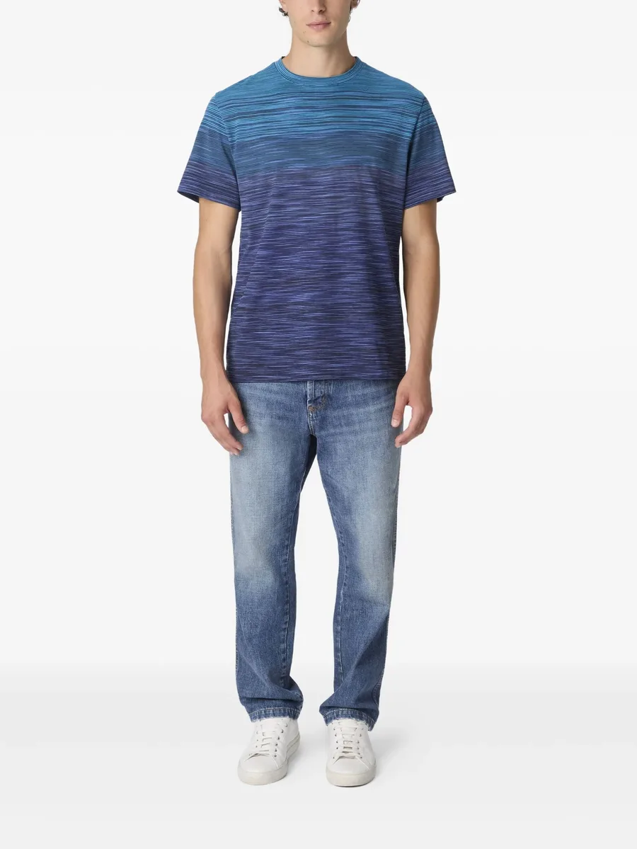 ombre striped t-shirt 4