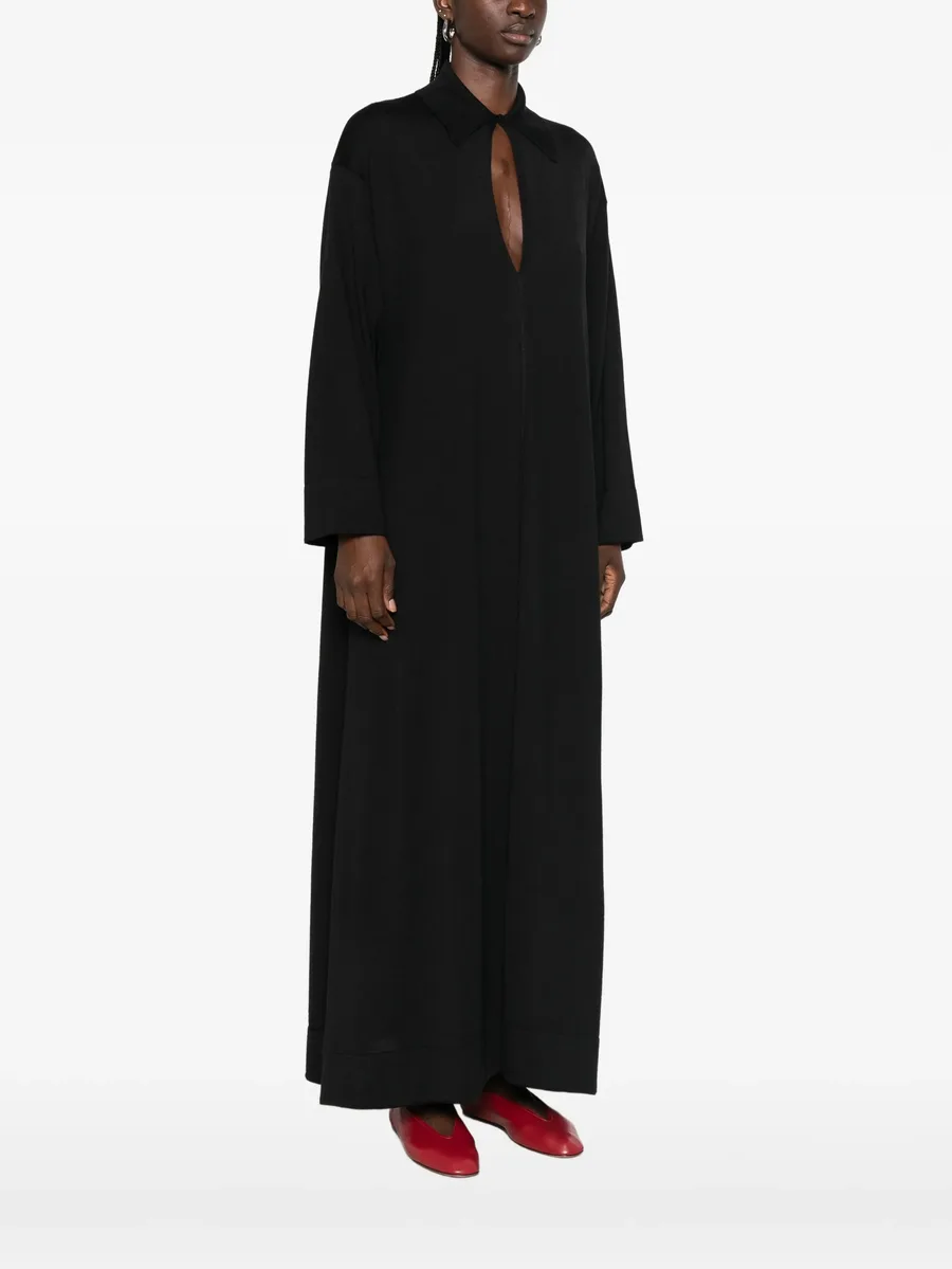cut-out knitted kaftan 3
