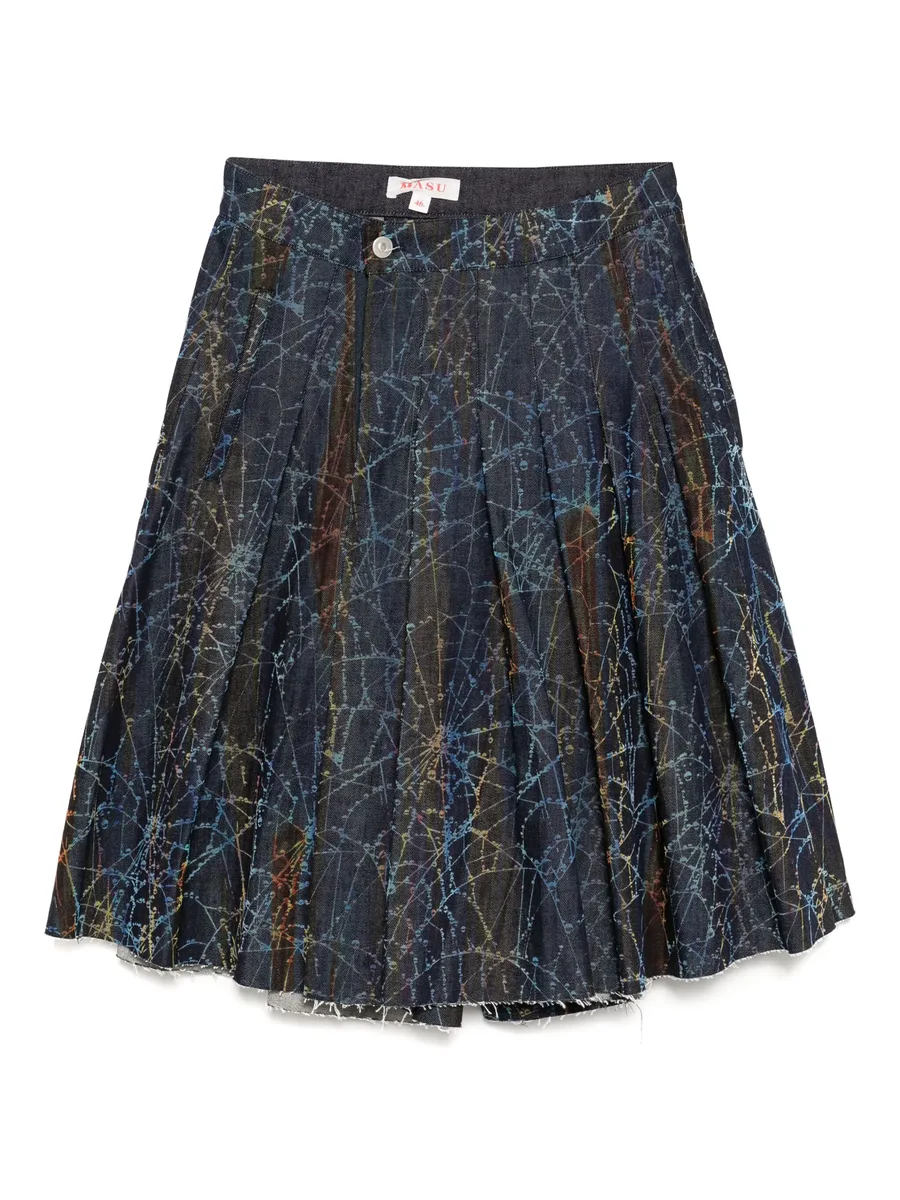 all-over graphic print shorts 2