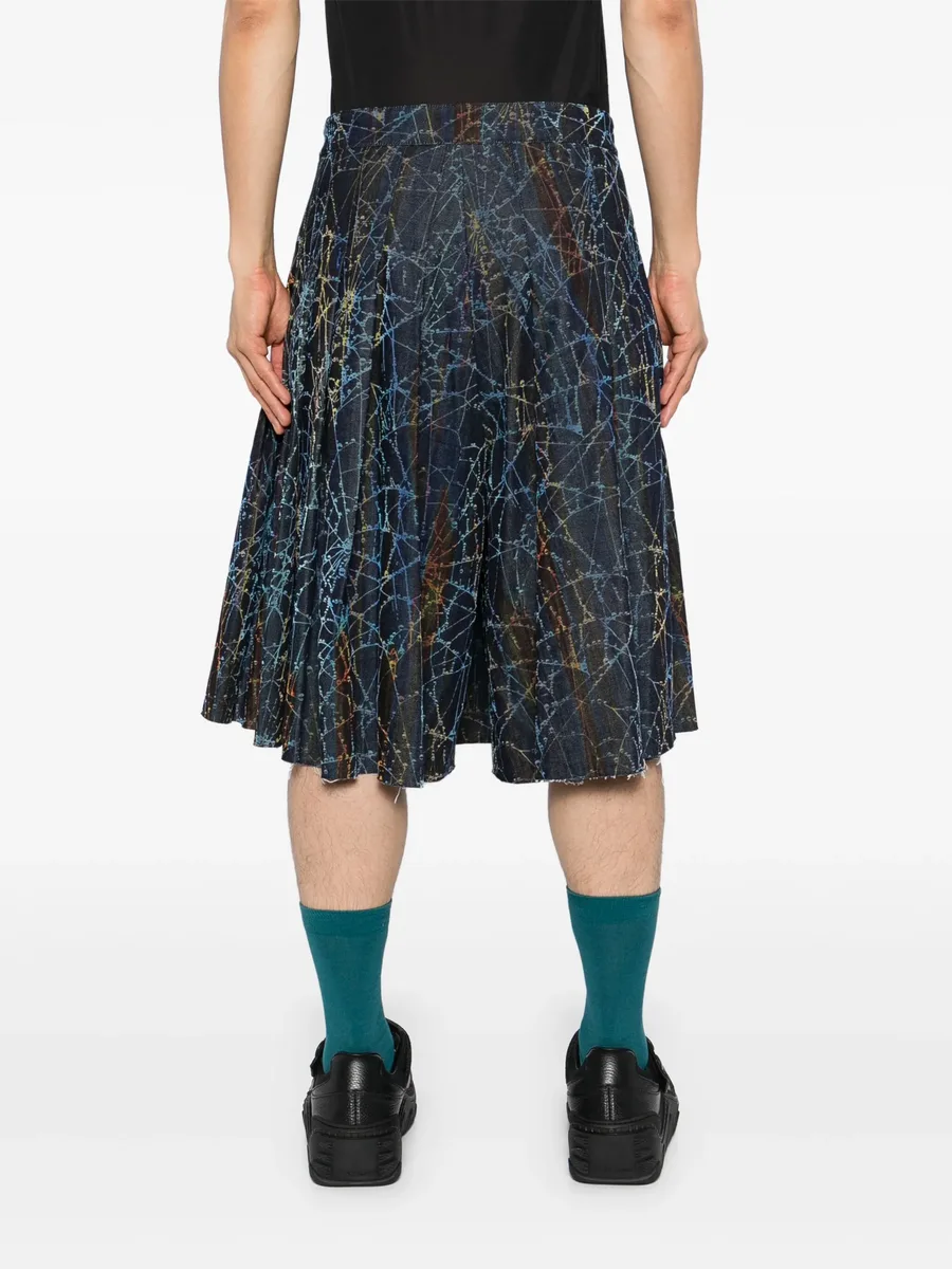 all-over graphic print shorts 8