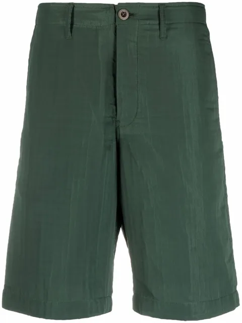 buckle-detail four-pocket Bermuda shorts