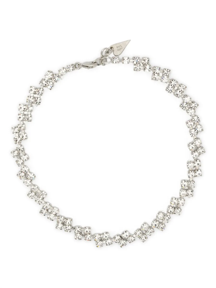 crystal-embellished necklace 1