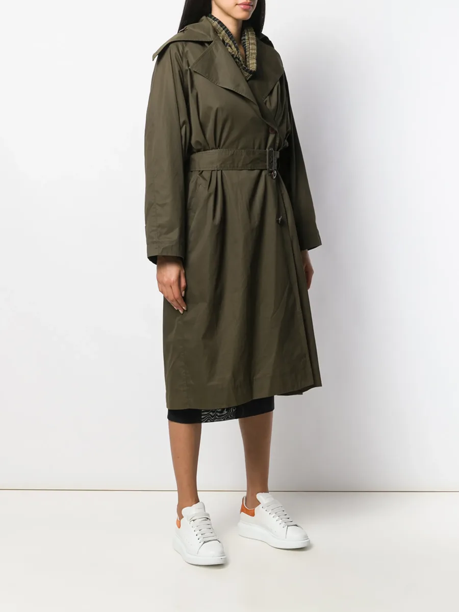 1980s oversized trench coat 5