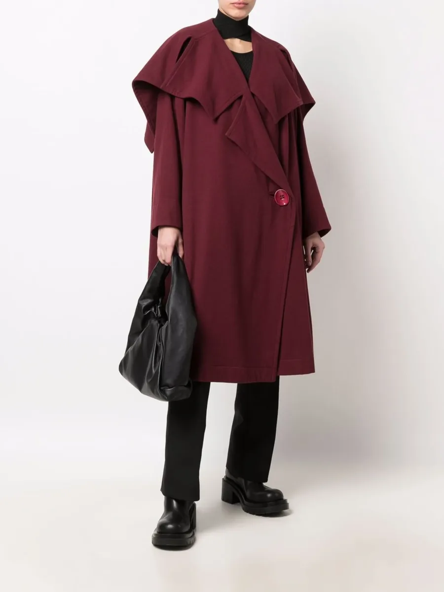 1980s oversized pleated coat 3