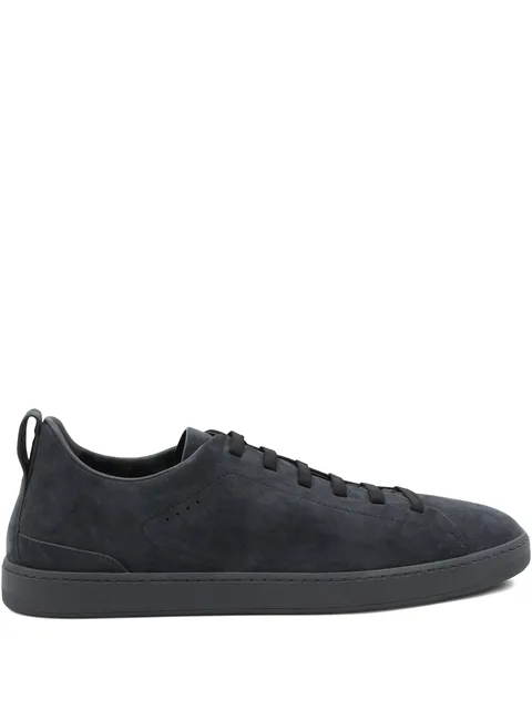 lace-up pull tab sneakers