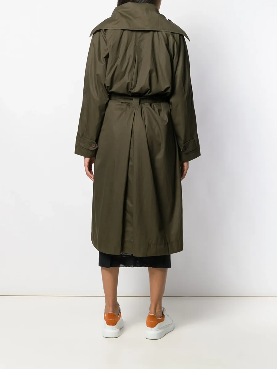 1980s oversized trench coat 7
