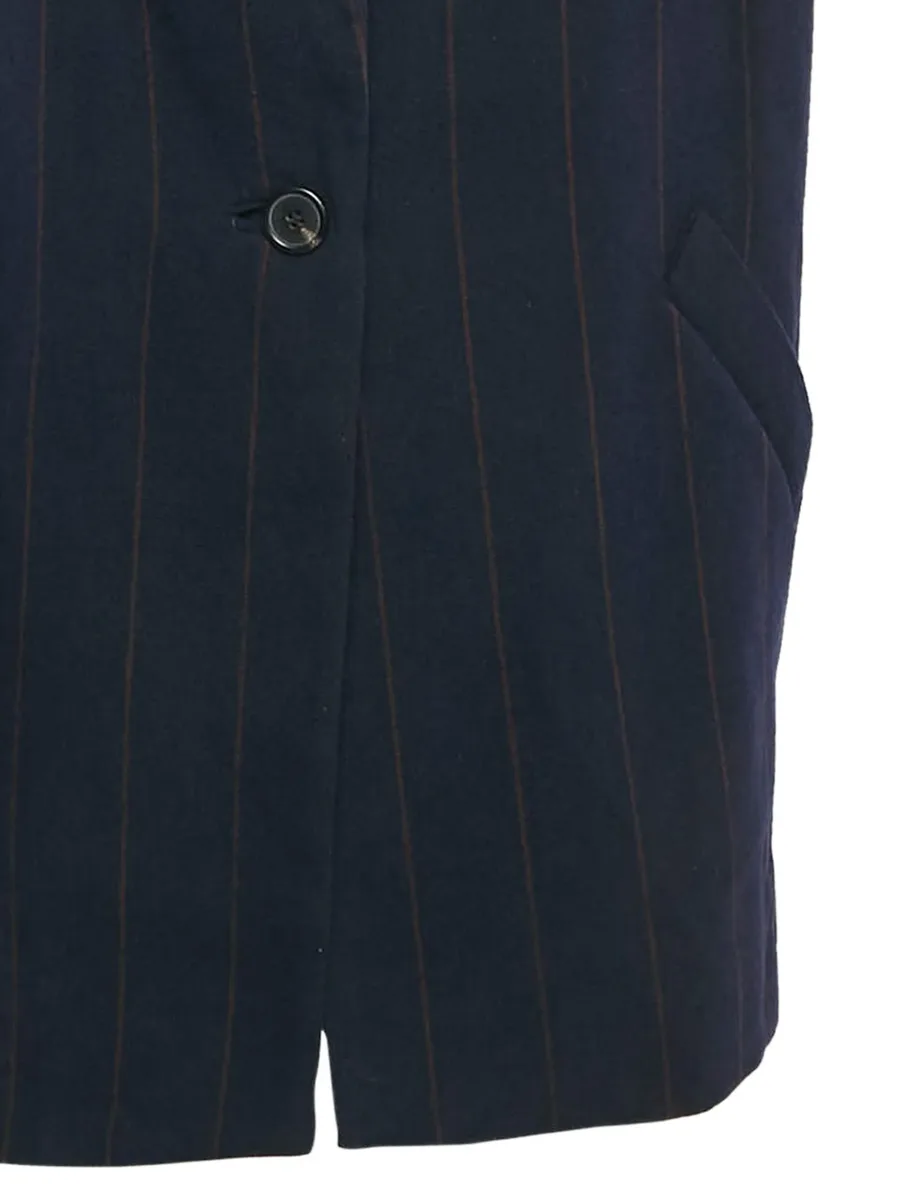 pinstripe sleeveless coat 3