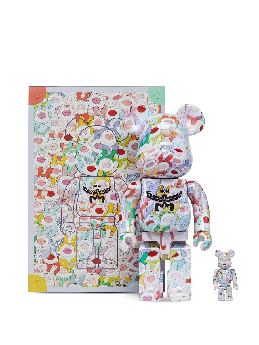 x Be@rbrick graphic-print figure set 1