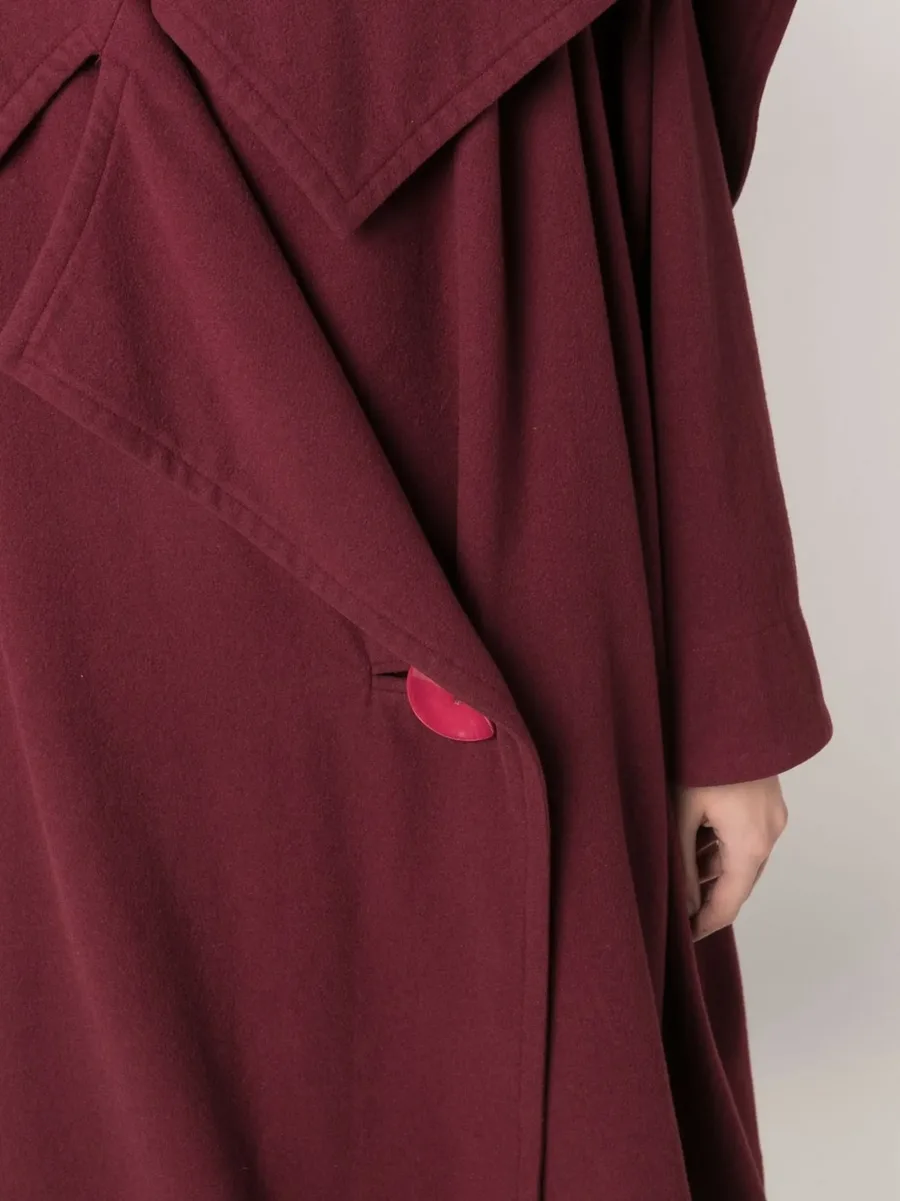 1980s oversized pleated coat 9