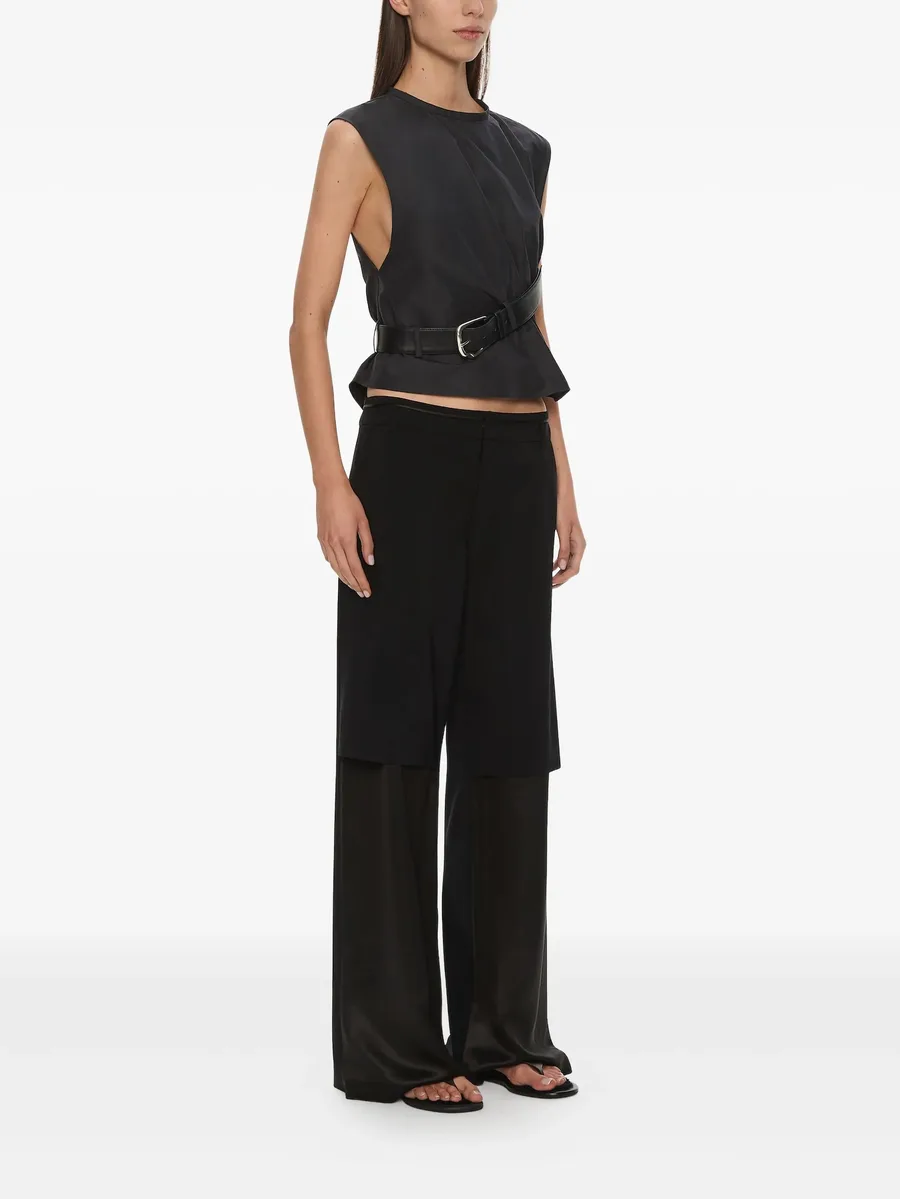 Locus belted taffeta tank top 5