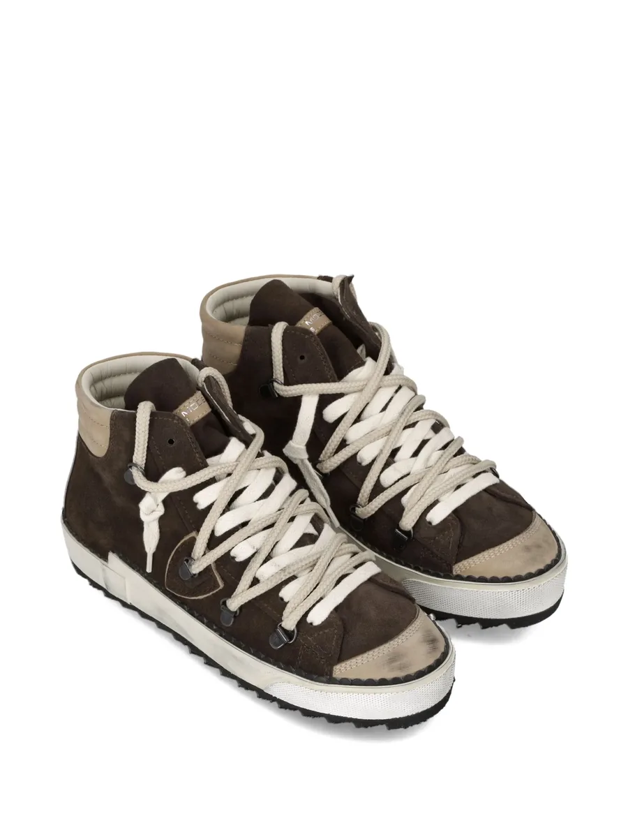 high-top suede sneakers 3
