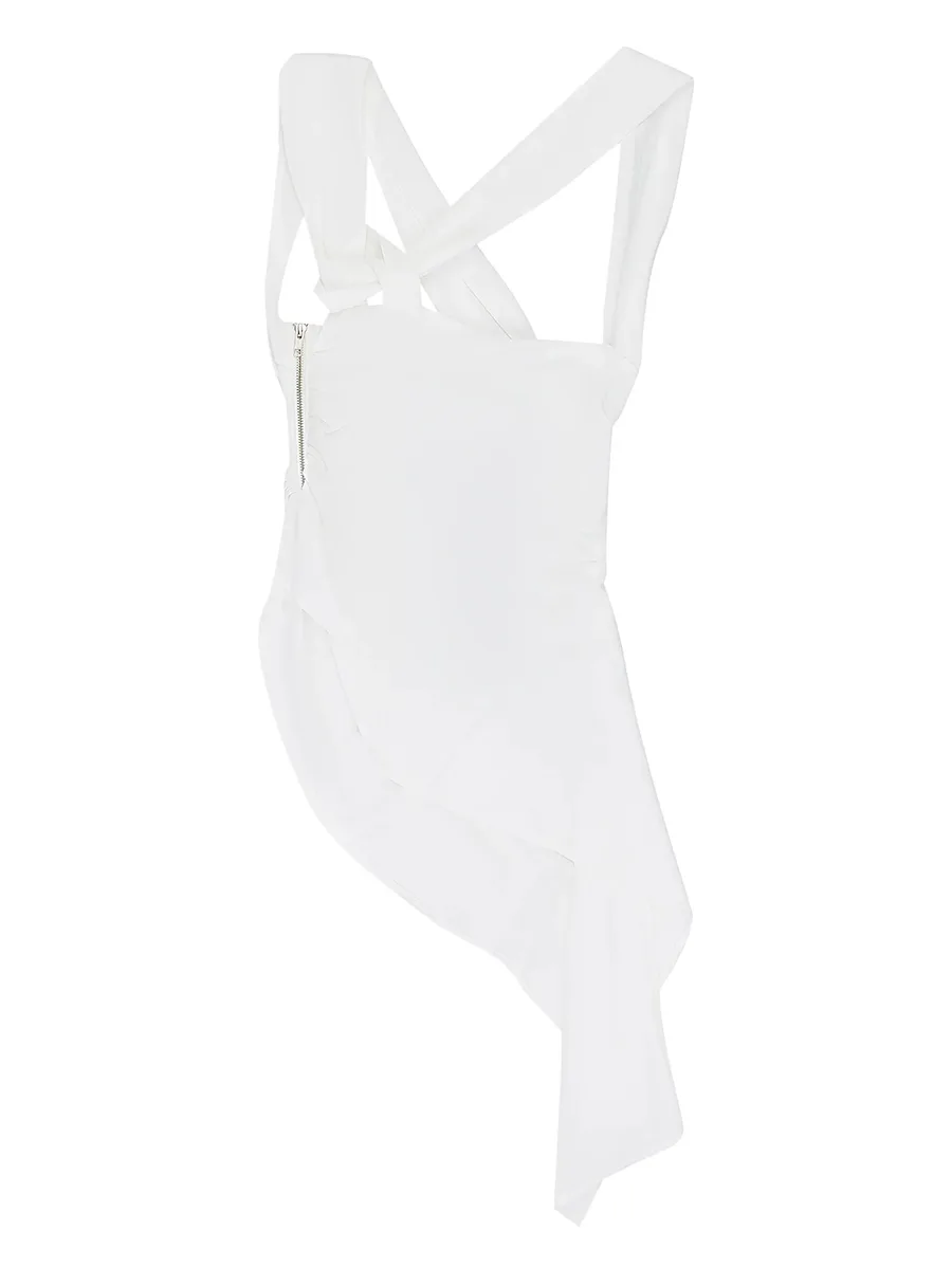 asymmetrical draped blouse 3