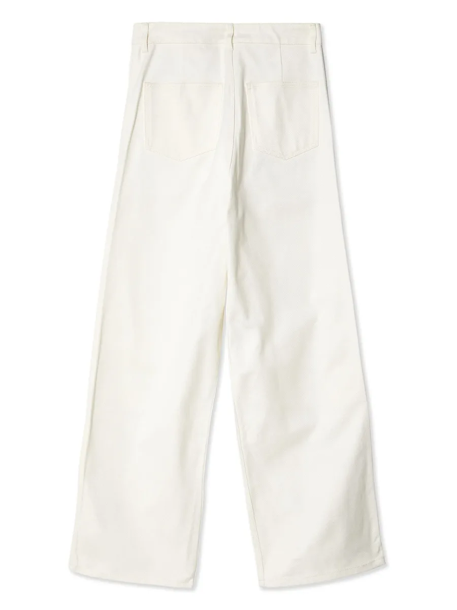 double-knee straight-leg cotton trousers 3