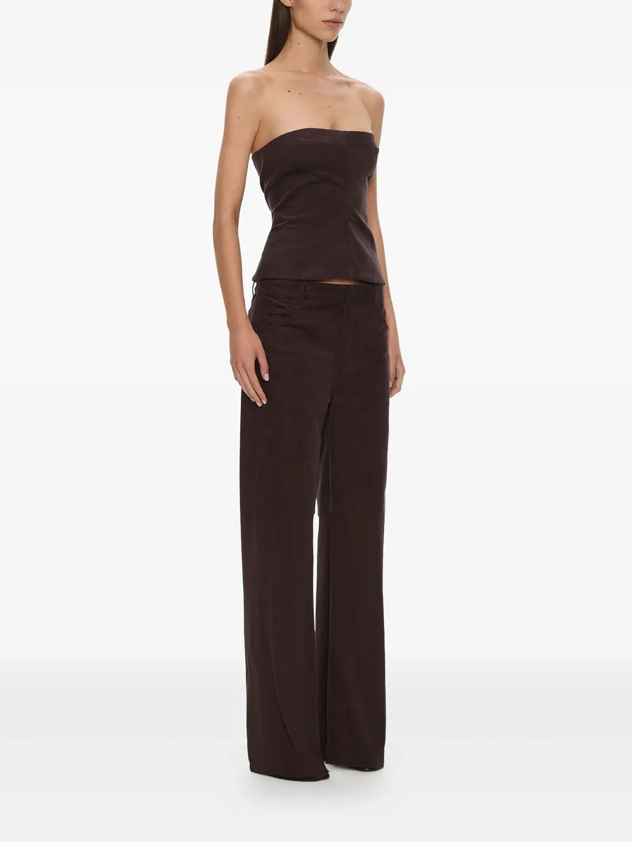taped corduroy jersey trousers 4