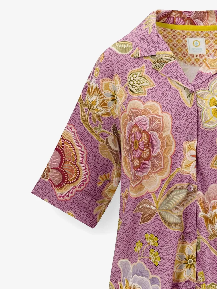рубашка Flora на пуговицах 8