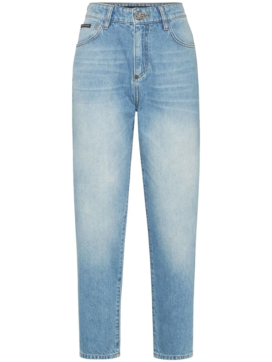 logo-appliqué jeans 1