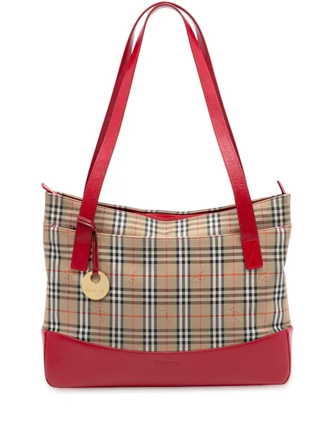 20th Century Haymarket Check Canvas tote bag