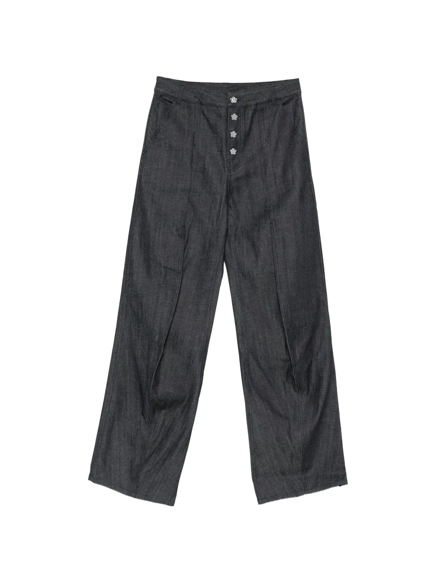 flower-button jeans 1
