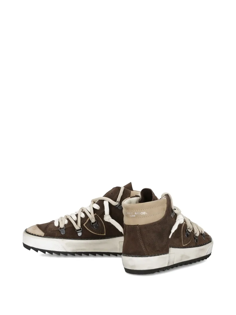 high-top suede sneakers 7