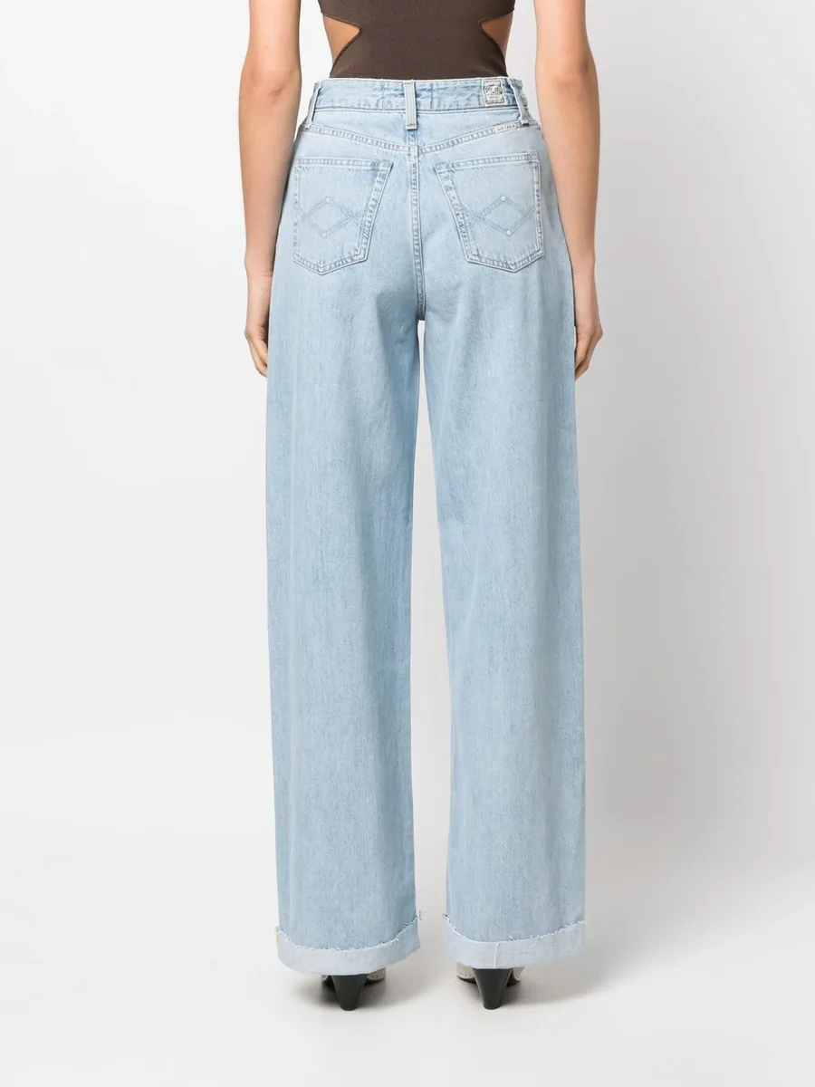 high-waist wide-leg jeans 7
