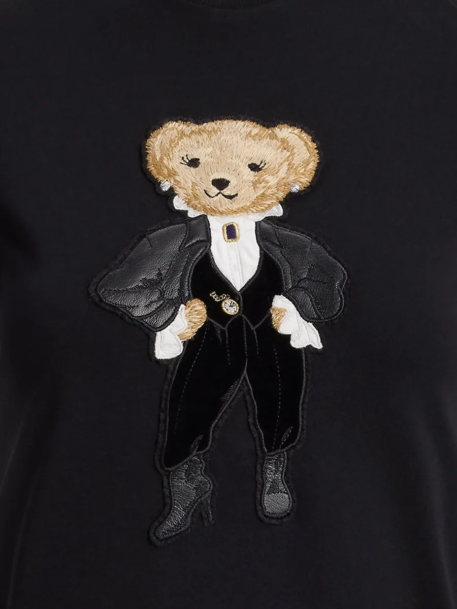 Polo Bear-appliqué T-shirt 3