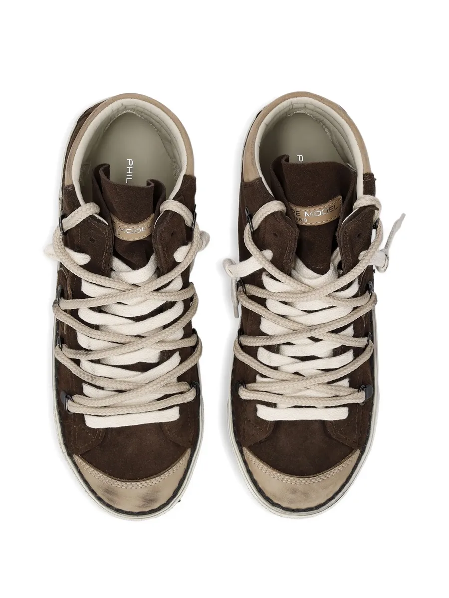high-top suede sneakers 5