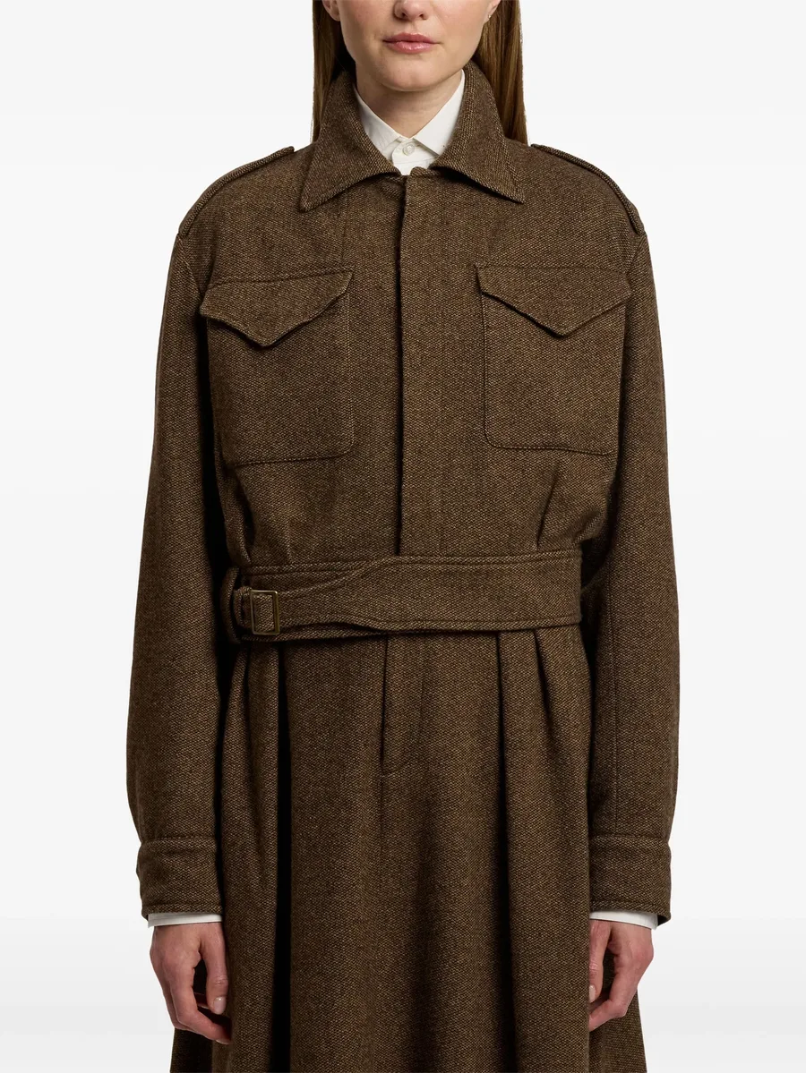 belted flap-pocket jacket 5