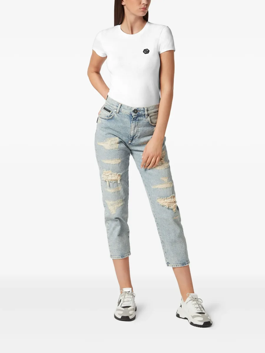 ripped cropped jeans 3