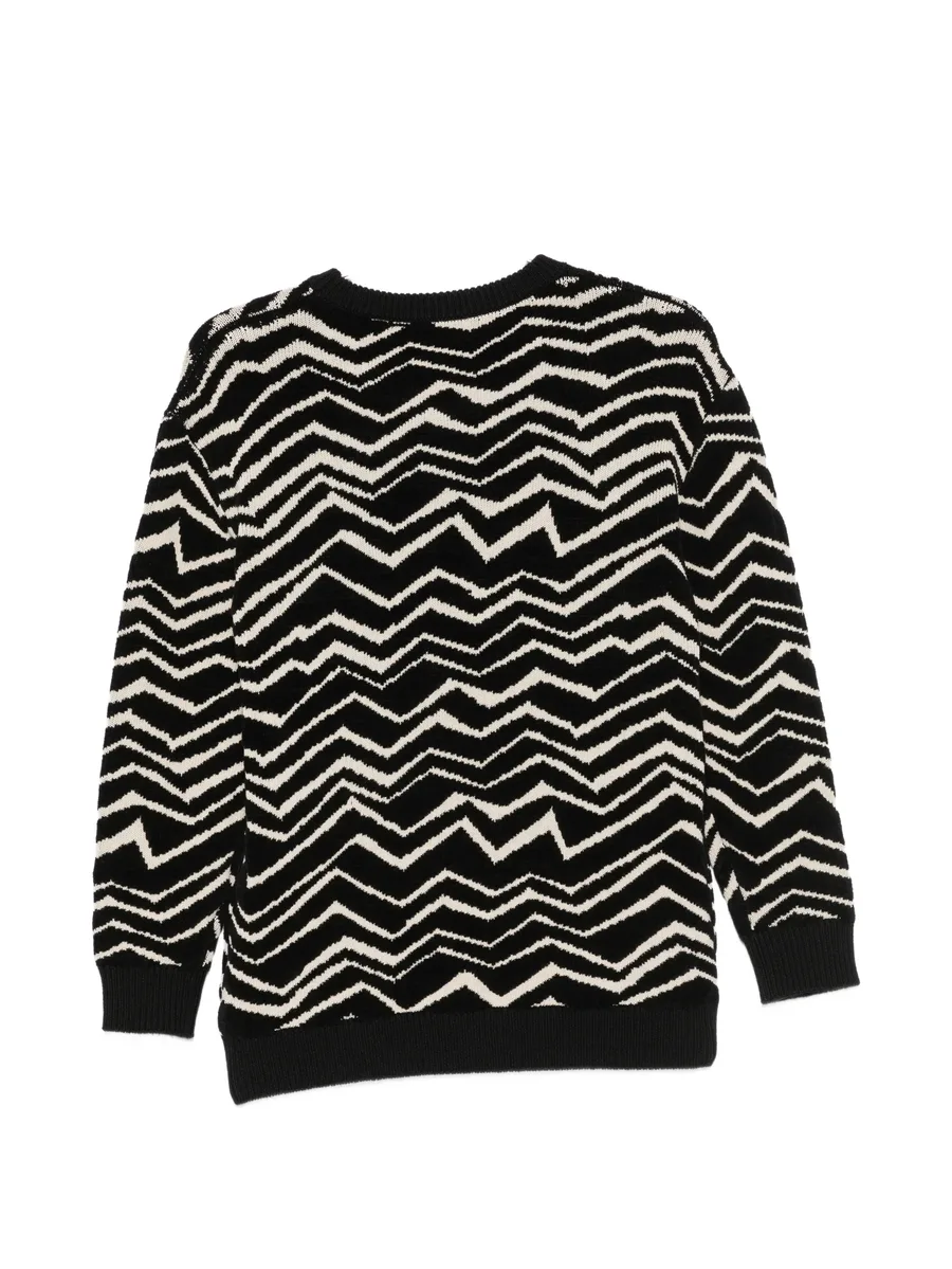 zigzag knit sweater 2