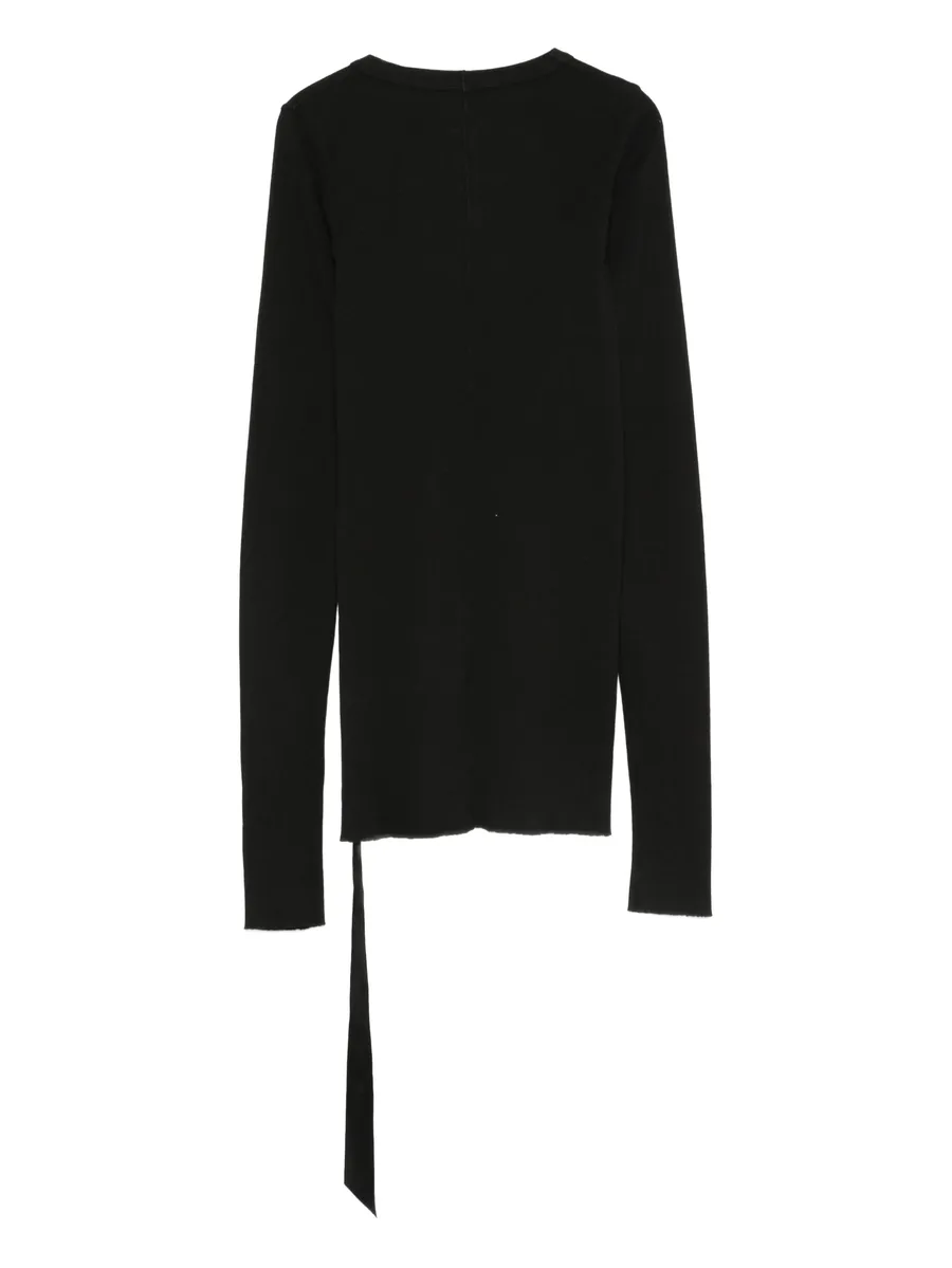 long-sleeve tie-detail top 3